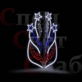 Стела трио "Прибрежная волна" 2м