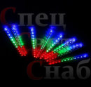 LED гирлянда. Светодиодные сосульки. Разноцветные 2,4 м