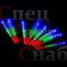 LED гирлянда. Светодиодные сосульки. Разноцветные 2,4 м