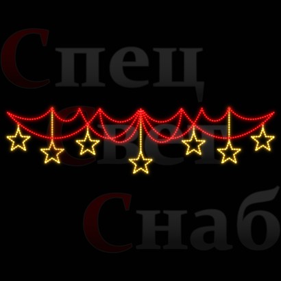 Светодиодный мотив "Звездные нити" 