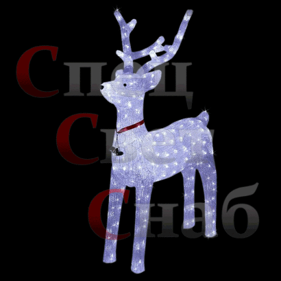 Светодиодная фигура "Олень 80 х 50 х 130" 228 led 130 х 80 х 50 см