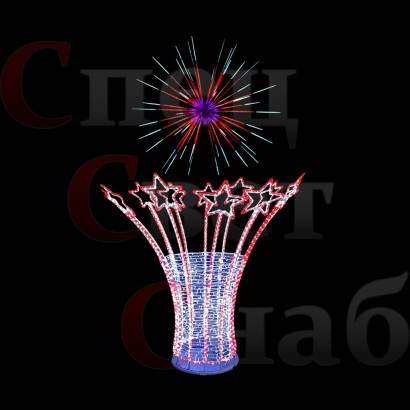 Уличный Фейерверк "Парад" 3.5х2 м