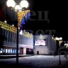 Светодиодная консоль "Весенняя капель 2" Теплая белая с синим