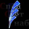 Светодиодная консоль "Ледяные звезды" 80 х 190 см